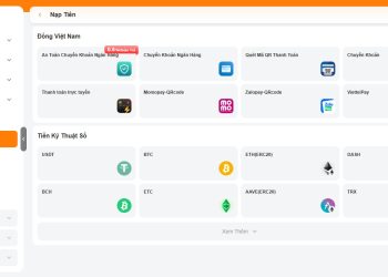 Nạp tiền vào VSBET